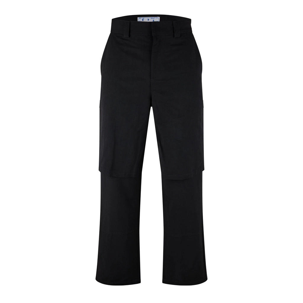 Off White Carpenter Trousers - Black